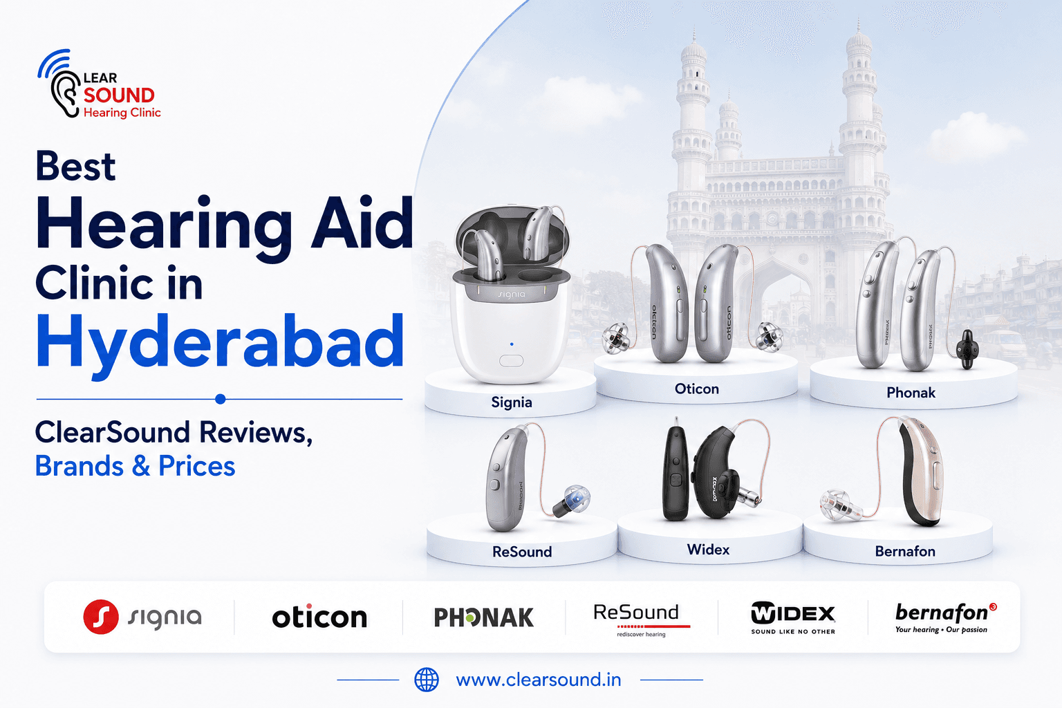 Best Hearing Aid Clinic in Hyderabad (2026): ClearSound Reviews, Brands & Prices